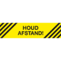 Vloersticker Houd afstand!